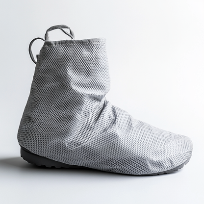 Zwfkg Non-Woven Shoe Covers - Breathable & Anti-Slip Boot Protectors - Durable Fabric Texture for Office, Laboratory, Clinic & Home