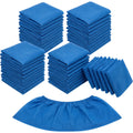 Zwfkg Nonwoven Elastic Shoe Covers Blue 50 Pack - Product view